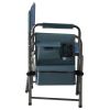 1-piece Padded Folding Outdoor Chair with Storage Pockets,Lightweight Oversized Directors Chair for indoor, Outdoor Camping, Picnics and Fishing