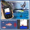 Portable Fish Finder Fishing Sonar Sounder 100M Depth Range 45 Degrees Sonar Coverage Echo Sounder Fishing Finder Lake Sea Fishing