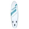 VEVOR Inflatable Stand Up Paddle Board, 11' x 33" x 6" Wide SUP Paddleboard, with Board Accessories, Pump, Paddle, Fin, Phone Bag, Backpack