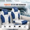 VEVOR Boat Seats, 21.85" High Back Boat Seat, Folding Boat Chair with Thickened Sponge Padding and Hinge