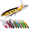 20pcs 1set 13g 35g Topwater Fishing Lures Set Of 20 Popper Bait With 3D Eyes ABS Plastic Hard Baits For Bass Pike