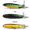 20pcs 1set 13g 35g Topwater Fishing Lures Set Of 20 Popper Bait With 3D Eyes ABS Plastic Hard Baits For Bass Pike