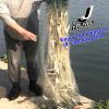 US Folding Fish Sticky Net Three Layer Mesh Nylon Floating Fishing Net Automatically Trap Catch Stick More Fish Easily Portable Folded Reuse Durable S