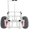 VEVOR Beach Fishing Cart, 350 lbs Load Capacity, Fish and Marine Cart with Two 16" Big Wheels PU Balloon Tires for Sand