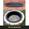 VEVOR Fire Pit Ring 36-Inch Outer/30-Inch Inner Diameter, Fire Pit Insert 3.0mm Thick Heavy Duty Solid Steel