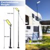 LED Camping Light, 12V 10000 Lumen Super Bright Portable Outdoor Lights with Telescoping Pole Suction Cup Magnetic Base, Flood Lamp for Outdoors Camp