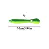 5pcs Artificial Fishing Lures; Soft Silicone Fishing Baits For Bass Trout Freshwater Saltwater