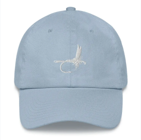 Fly Fishing Hat;  Fly Fishing Cap;  Fishing Hat;  Fishing Cap;  Fly Hook (Color: Light Blue)