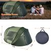 Pop Up Tent Automatic Setup Camping Tent Waterproof Instant Setup Tent with 4 Mosquito Net Windows Carrying Bag for Hiking Climbing Adventure Fishing