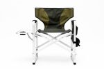 2-piece Padded Folding Outdoor Chair with Side Table and Storage Pockets,Lightweight Oversized Directors Chair for indoor, Outdoor Camping